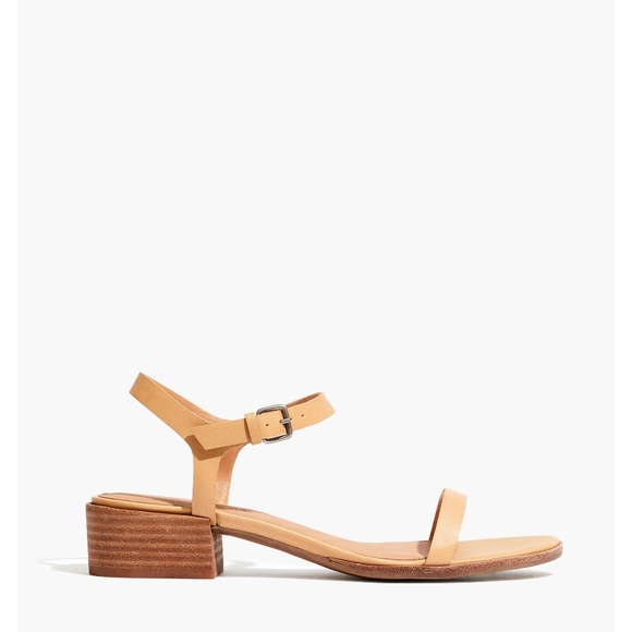 New MADEWELL The Louise Sandal in Leather Earthen Sand - Picture 2 of 6